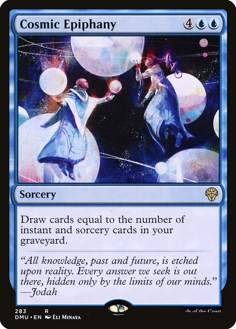 Draw cards equal to the number of instant and sorcery cards in your graveyard.