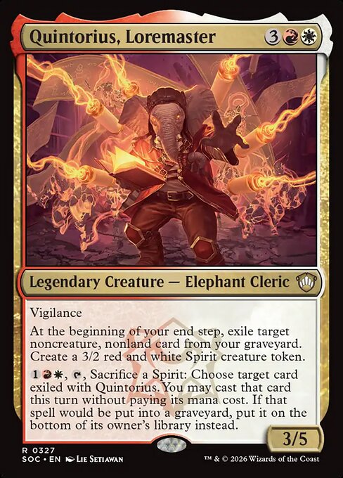 Quintorius, Loremaster (Foil)