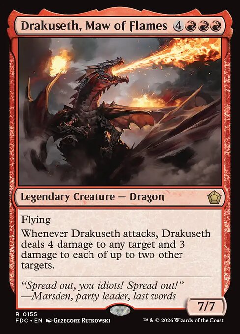 Drakuseth, Maw of Flames (Foil)