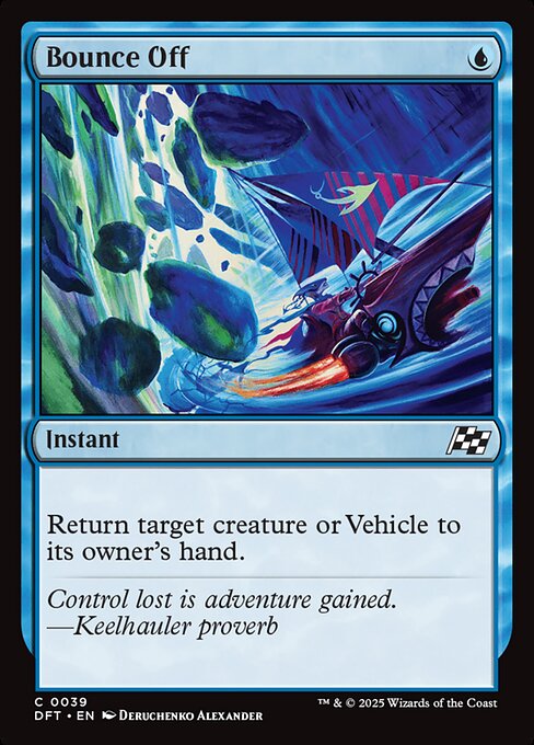 Return target creature or Vehicle to its owner's hand.