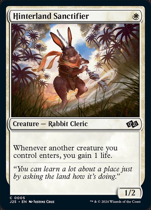 Whenever another creature you control enters, you gain 1 life.