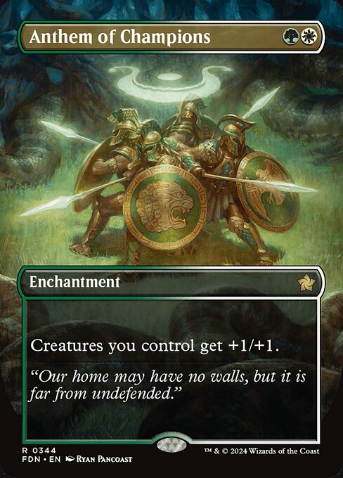 Creatures you control get +1/+1.