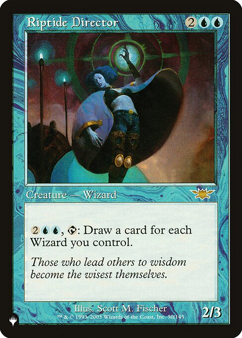 {2}{U}{U}, {T}: Draw a card for each Wizard you control.