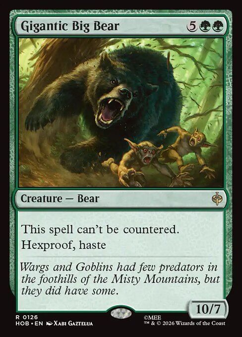 Gigantic Big Bear (Foil)