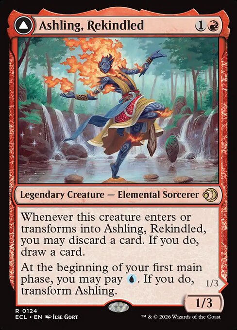 Ashling, Rekindled // Ashling, Rimebound (ES) (Foil)