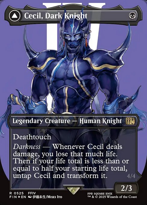 Cecil, Dark Knight // Cecil, Redeemed Paladin (Foil)