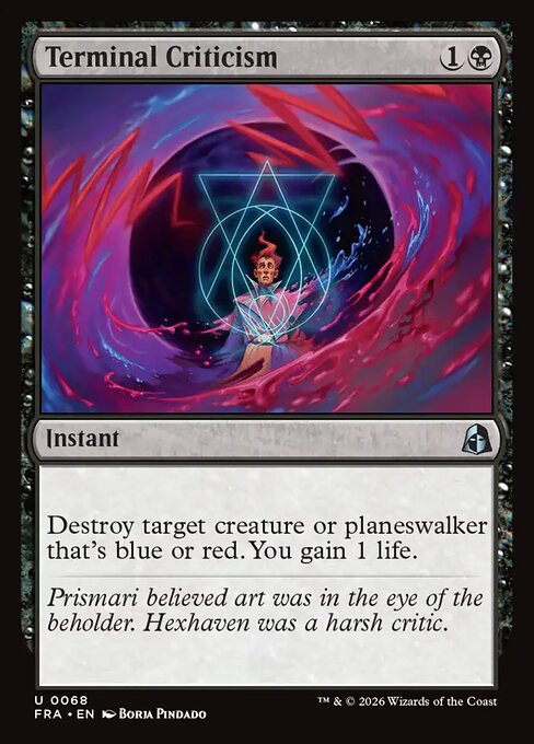 Terminal Criticism (Foil)