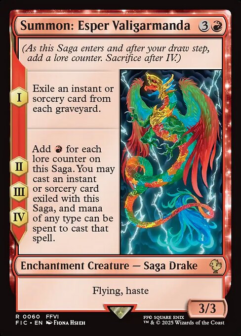 Summon: Esper Valigarmanda (Foil)