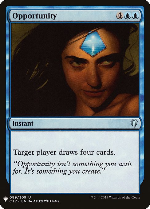 Target player draws four cards.