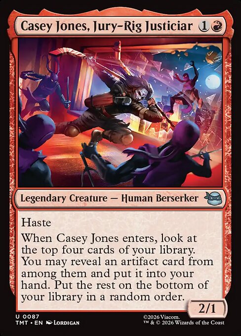 Casey Jones, Jury-Rig Justiciar (Foil)