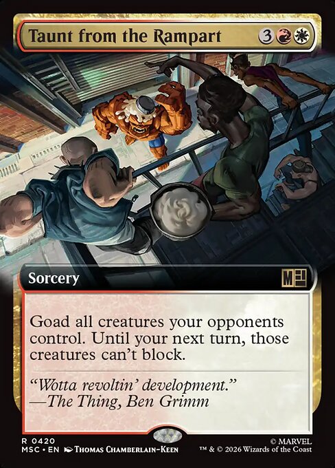 Taunt from the Rampart (Foil)