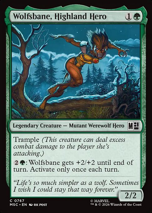 Wolfsbane, Highland Hero (Foil)