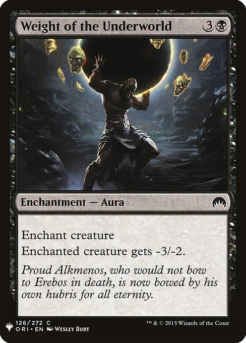 Enchant creature
Enchanted creature gets -3/-2.