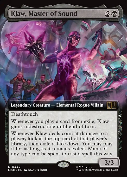 Klaw, Master of Sound (Foil)