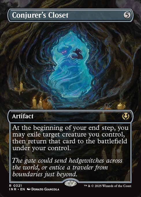 At the beginning of your end step, you may exile target creature you control, then return that card to the battlefield under your control.
