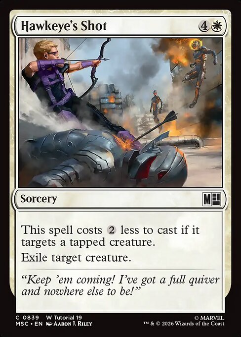 Hawkeye's Shot (Foil)