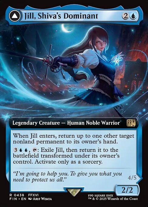 Jill, Shiva's Dominant // Shiva, Warden of Ice (Foil)