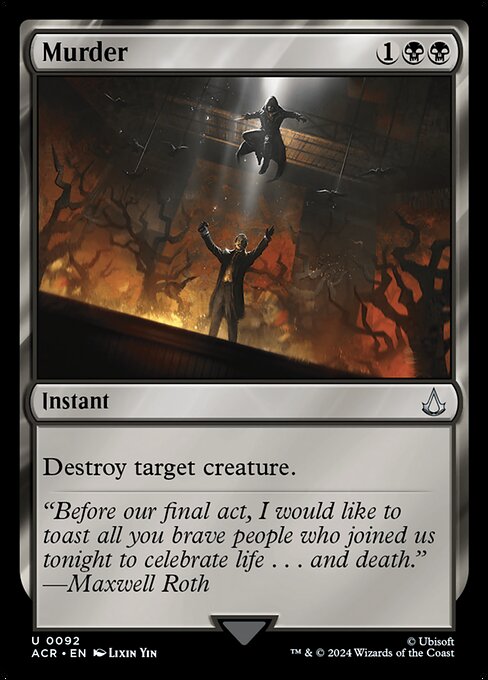 Destroy target creature.
