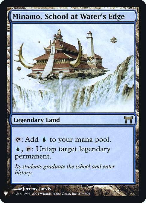 {T}: Add {U}.
{U}, {T}: Untap target legendary permanent.