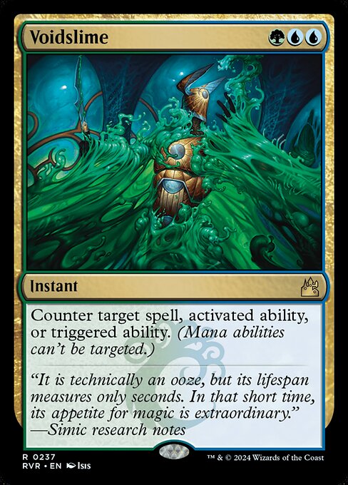 Counter target spell, activated ability, or triggered ability. (Mana abilities can't be targeted.)