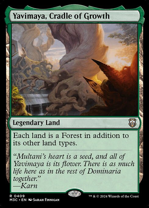 Each land is a Forest in addition to its other land types.