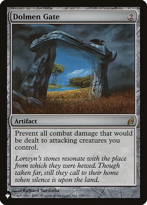 Prevent all combat damage that would be dealt to attacking creatures you control.