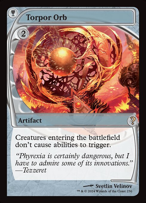 Creatures entering don't cause abilities to trigger.