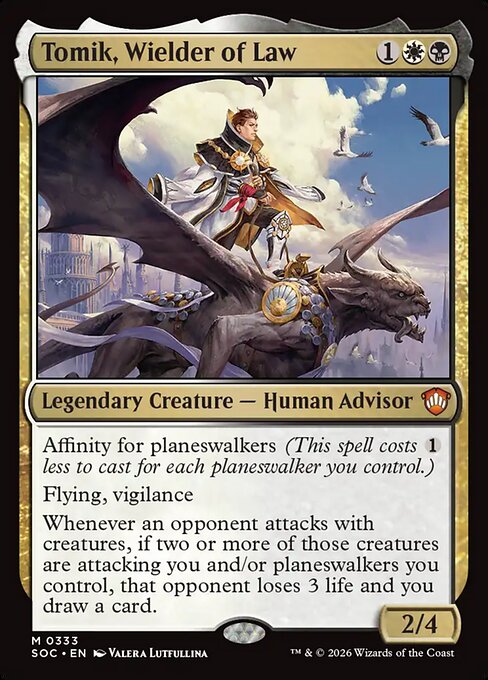 Tomik, Wielder of Law (Foil)