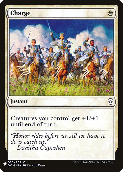 Creatures you control get +1/+1 until end of turn.