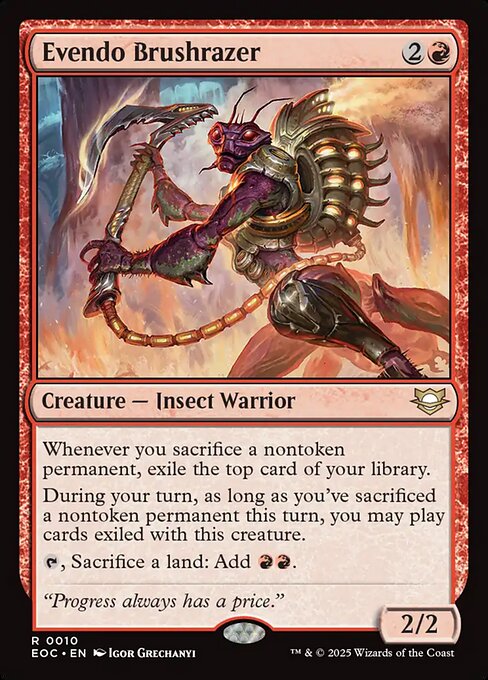 Evendo Brushrazer (Foil)