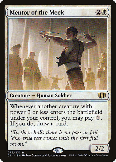 Whenever another creature with power 2 or less enters the battlefield under your control, you may pay {1}. If you do, draw a card.