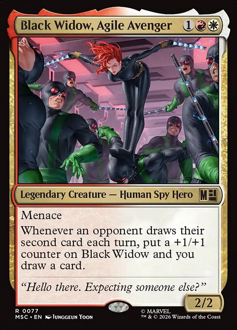 Black Widow, Agile Avenger (Foil)