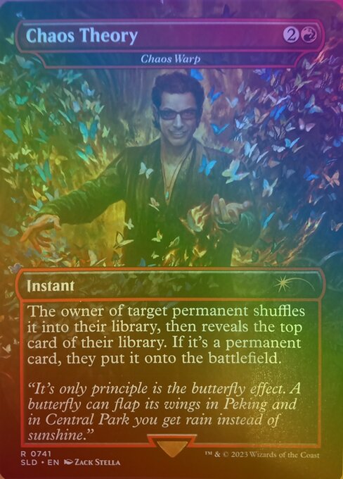 The owner of target permanent shuffles it into their library, then reveals the top card of their library. If it's a permanent card, they put it onto the battlefield.