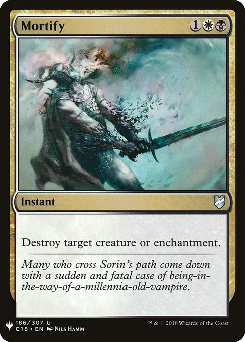 Destroy target creature or enchantment.