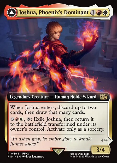 Joshua, Phoenix's Dominant // Phoenix, Warden of Fire (Foil)