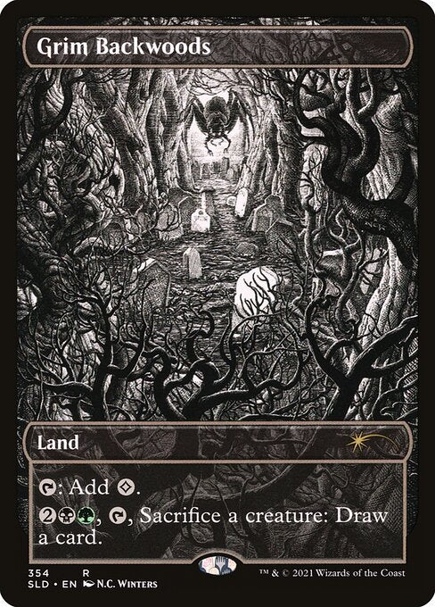 {T}: Add {C}.
{2}{B}{G}, {T}, Sacrifice a creature: Draw a card.