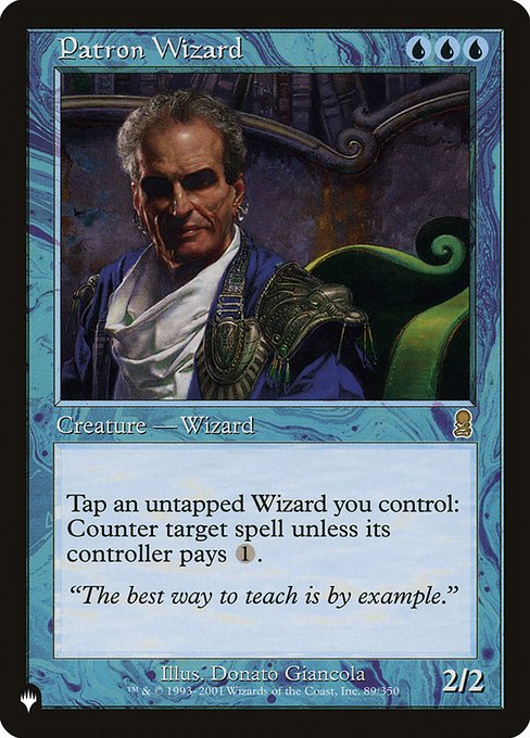 Tap an untapped Wizard you control: Counter target spell unless its controller pays {1}.