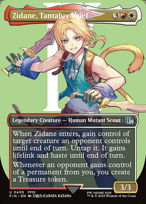 Zidane, Tantalus Thief (Foil)