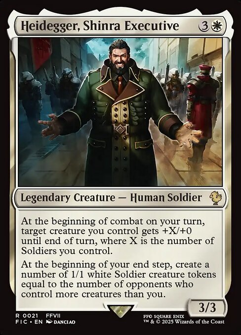Heidegger, Shinra Executive (Foil)