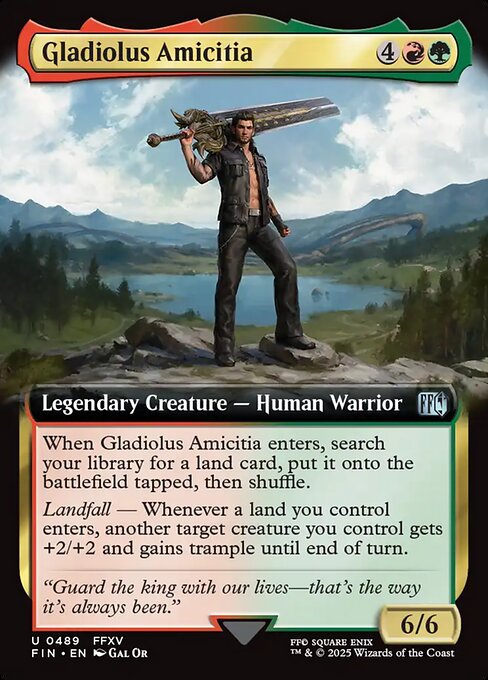 Gladiolus Amicitia (Foil)
