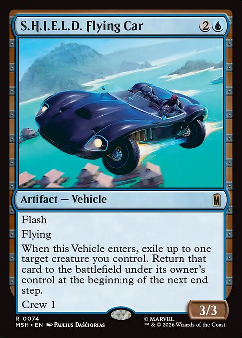 S.H.I.E.L.D. Flying Car (Foil)