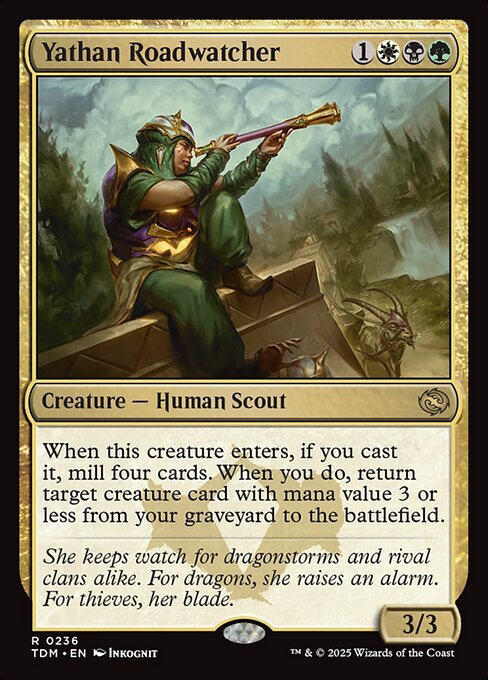 When this creature enters, if you cast it, mill four cards. When you do, return target creature card with mana value 3 or less from your graveyard to the battlefield.