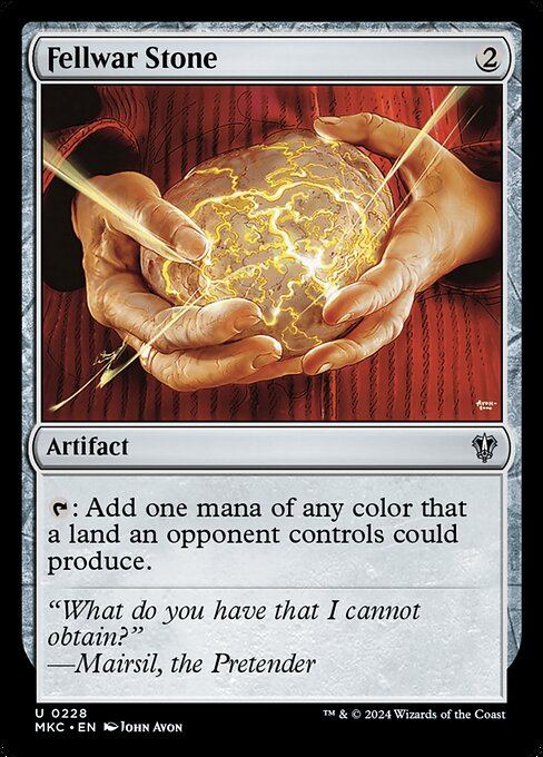 {T}: Add one mana of any color that a land an opponent controls could produce.