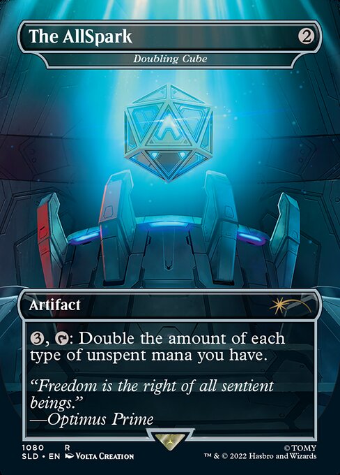 {3}, {T}: Double the amount of each type of unspent mana you have.   {3}, {T}: Double the amount of each type of unspent mana you have.