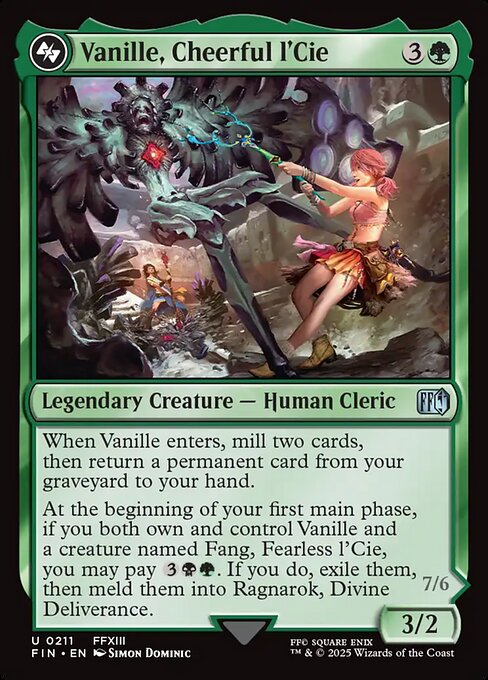 Vanille, Cheerful l'Cie (Foil)