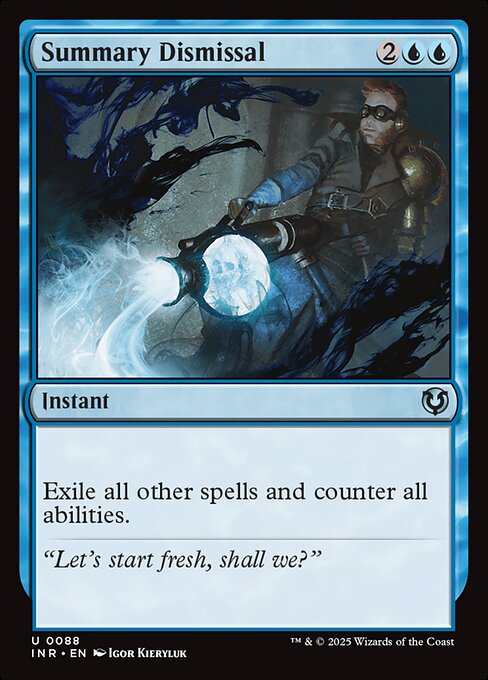 Exile all other spells and counter all abilities.