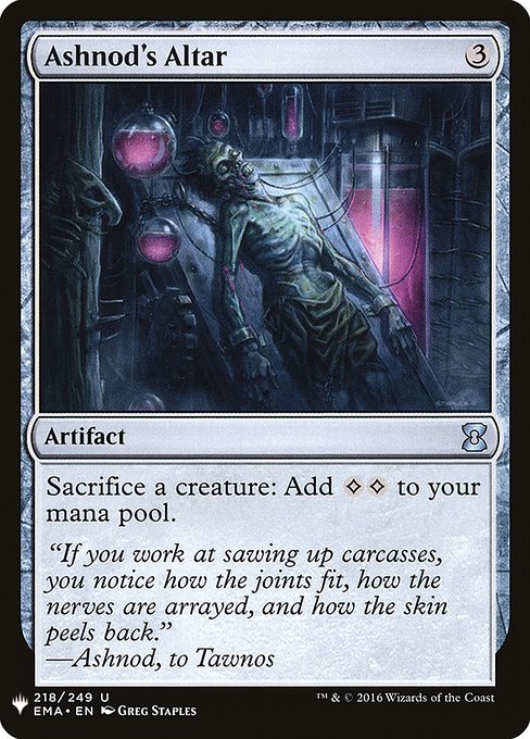 Sacrifice a creature: Add {C}{C}.
