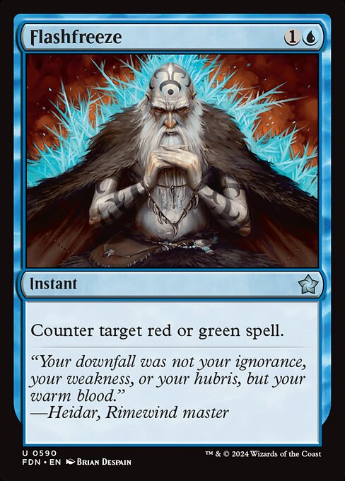 Counter target red or green spell.