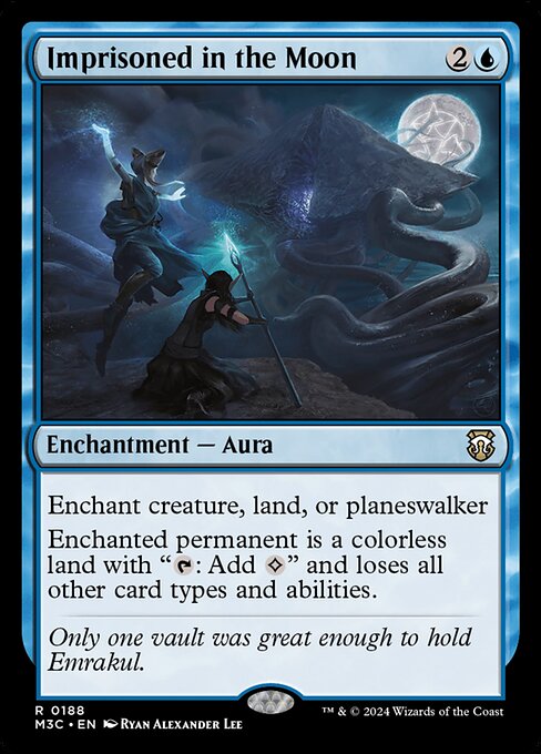 Enchant creature, land, or planeswalker
Enchanted permanent is a colorless land with "{T}: Add {C}" and loses all other card types and abilities.