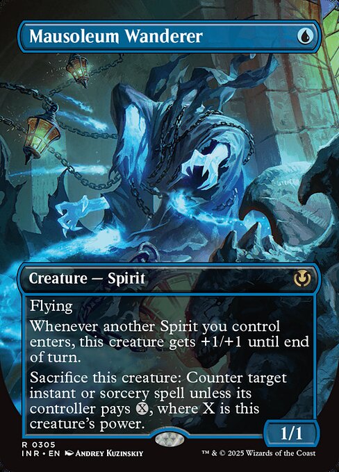 Flying
Whenever another Spirit you control enters, this creature gets +1/+1 until end of turn.
Sacrifice this creature: Counter target instant or sorcery spell unless its controller pays {X}, where X is this creature's power.